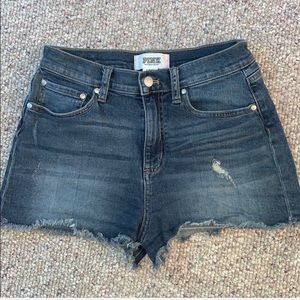 PINK VS Destroyed DENIM Shorts